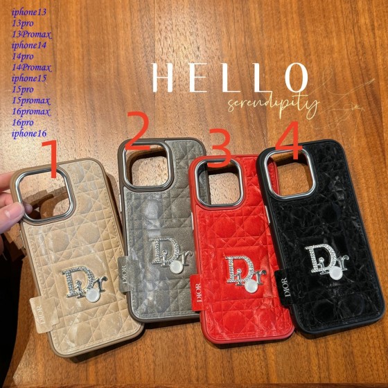 Trendy Branded Phone Cases for iPhone 16/15/14/13/12/11 Pro Max/Plus - Shockproof Phone Covers